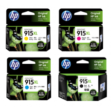 HP 915XL Bk,C,M,Y หมึกอิงค์เจ็ท OfficeJet Pro 8020 8022 8026 8028 8018 8012 8010 รับประกันศูนย์